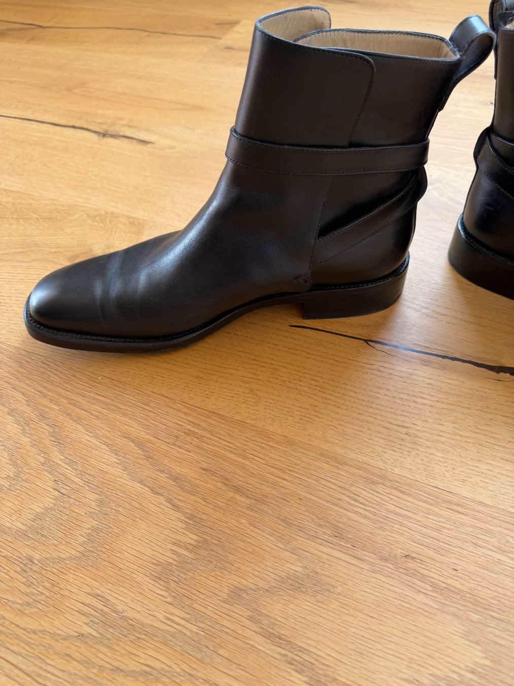 Salvatore Ferragamo Scarpe da uomo: Ferragamo Single Buckle Men's Boots - Size 9 / EU 43 – Nuovo (secondo la descrizione) da Oetwil a.d. Limmat venduto da cabber333 2