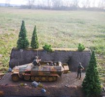 1:35 Diorama "Kettenfahrzeug"