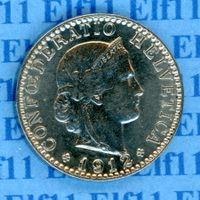 CHF___0.20 1912 stgl * nigelnagelneu! 20 Rappen