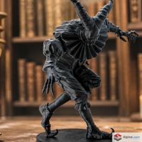 Creepy Evil Clown - Gothic Jester Figurine Decor - 3D Print