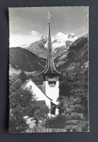 AK Kandersteg Dorfkirche mit Blüemlisalp