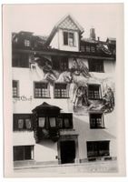 St. Gallen, Haus zum Greif, Fotokarte, um 1945