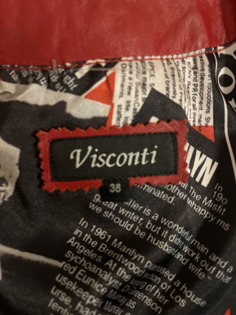 Giacche: Jacke Rote Lederjacke Visconti Gr. 38 – Usato da Rüschlikon venduto da leo_mwz2 5