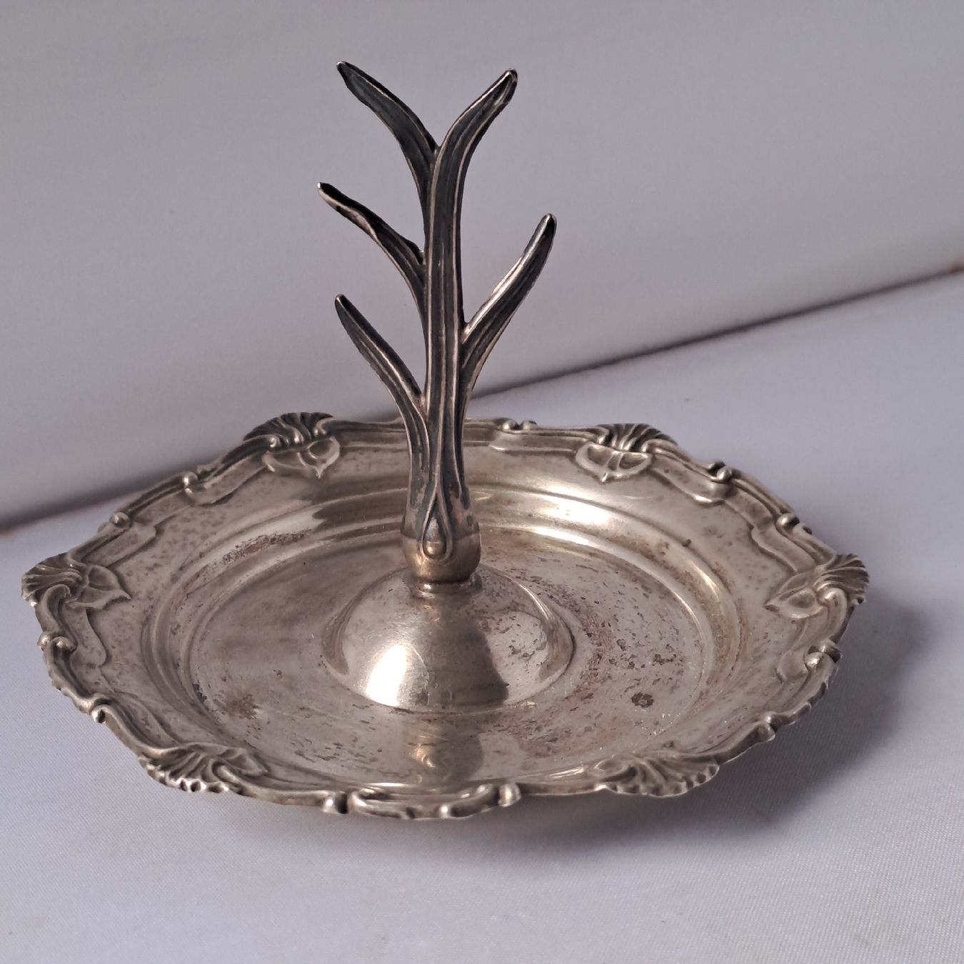 Schmuckkästen: Ringhalter Schmuckständer Ringbaum Sterlingsilber Englisch – Gebraucht aus Adliswil von globill 2