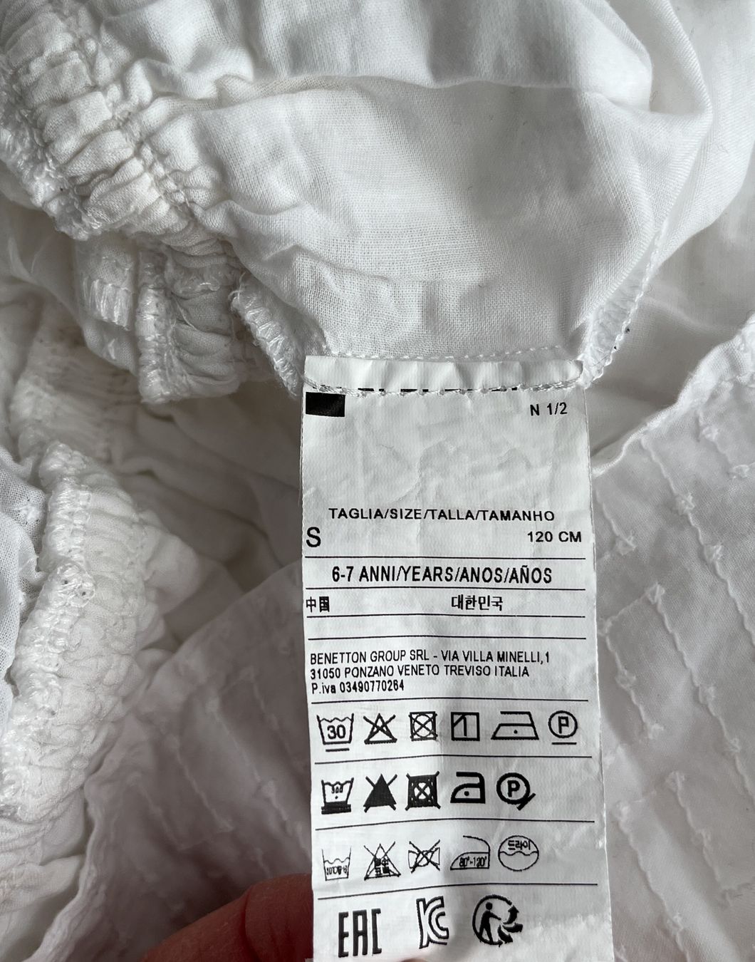 Benetton Vestiti & Gonne: vestitino cotone Benetton – Usato da Solduno venduto da ibagm 2