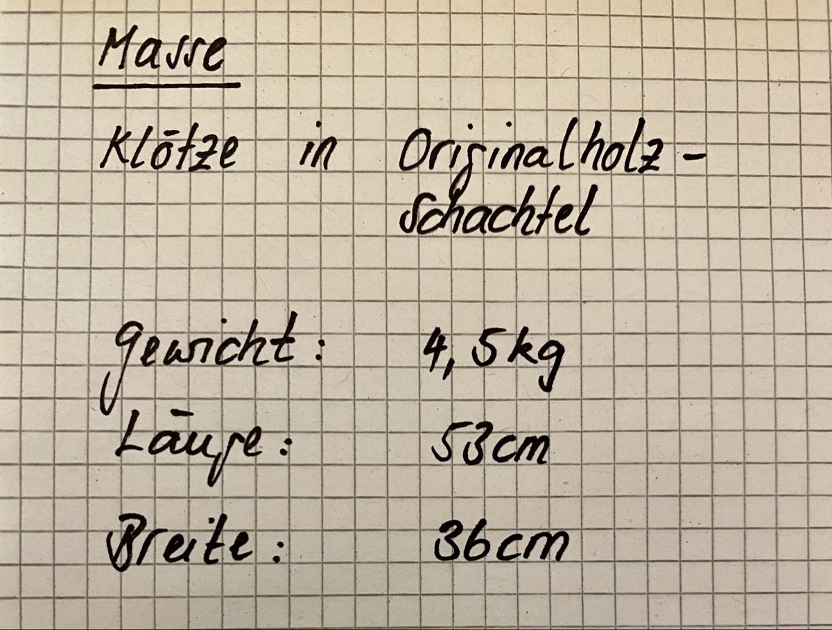 Jeux de construction: Holzbaukasten antik – D'occasion à Beinwil am See par sternenhimmel07 1