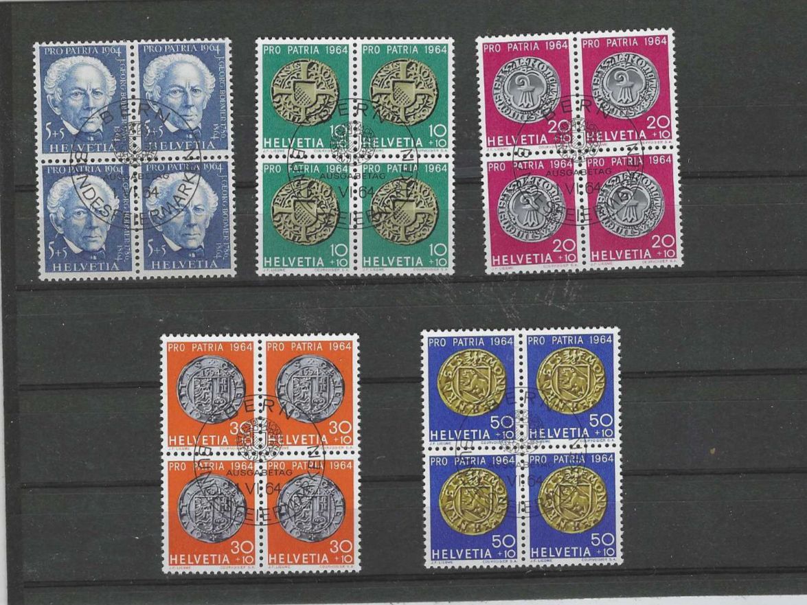 Tutti i francobolli: CH PRO PATRIA 1964 ET GEST. – Usato da Dintikon venduto da bonita099