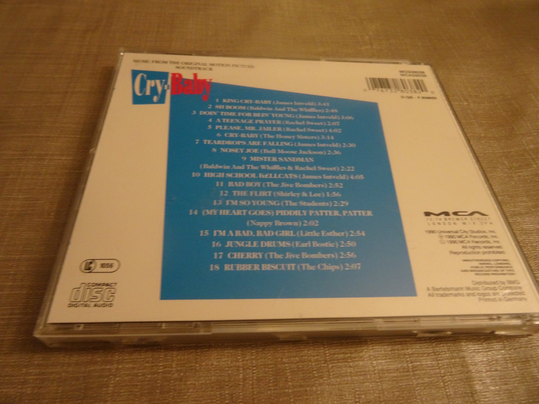CD: Cry-Baby Soundtrack CD Johnny Depp! – Usato da Olten venduto da Disc-Ausverkauf 1