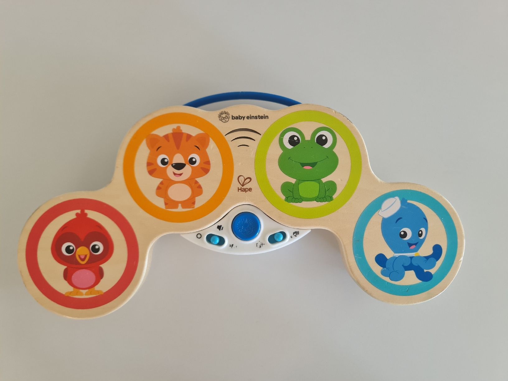 Hape Giocattoli: Baby Einstein Hape Magic Touch Trommel Holz – Usato da Noflen BE venduto da vco_hnn7