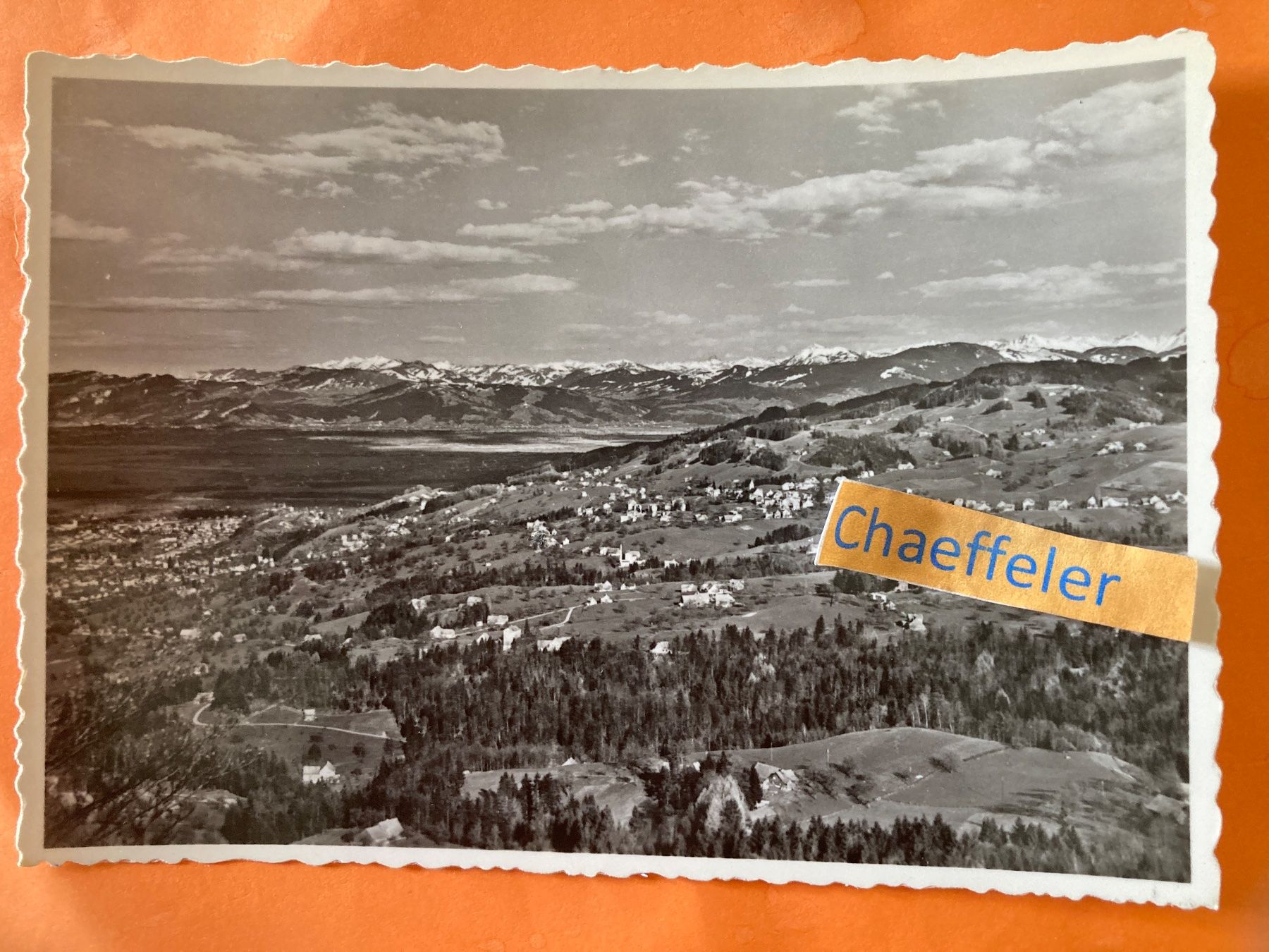 Ansichtskarten: Berghotel Fünfländerblick, bei Heiden Schweiz – Gebraucht aus Zürich von Chaeffeler
