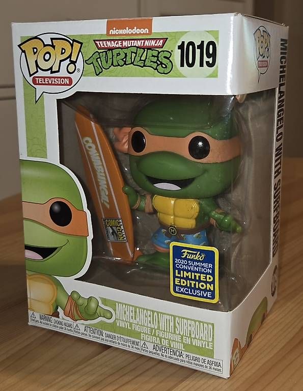 Statuette: Funko Pop Television - Ninja Turtles #1019 Michelangelo – Usato da Lenzburg venduto da Djroc