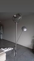 Lampada da terra   colore argento