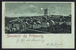 Mondschein-Lithographie Fribourg, Teilan