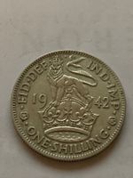 GEORGE VI (ONE SHILLING) 1942  SILBER