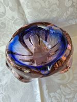 Murano Aschenbecher blau-rosa
