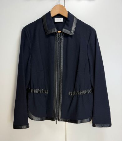 Akris Punto Damenjacke Gr. 42 - Wolle & Angora