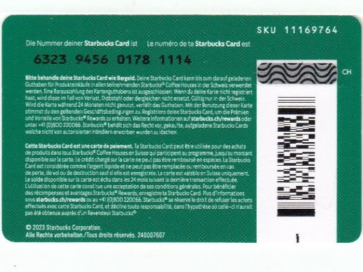 Cartoline: Cartes cadeaux Starbucks / avec " I " – Nuovo (secondo la descrizione) da Thônex venduto da TIFANY02 1