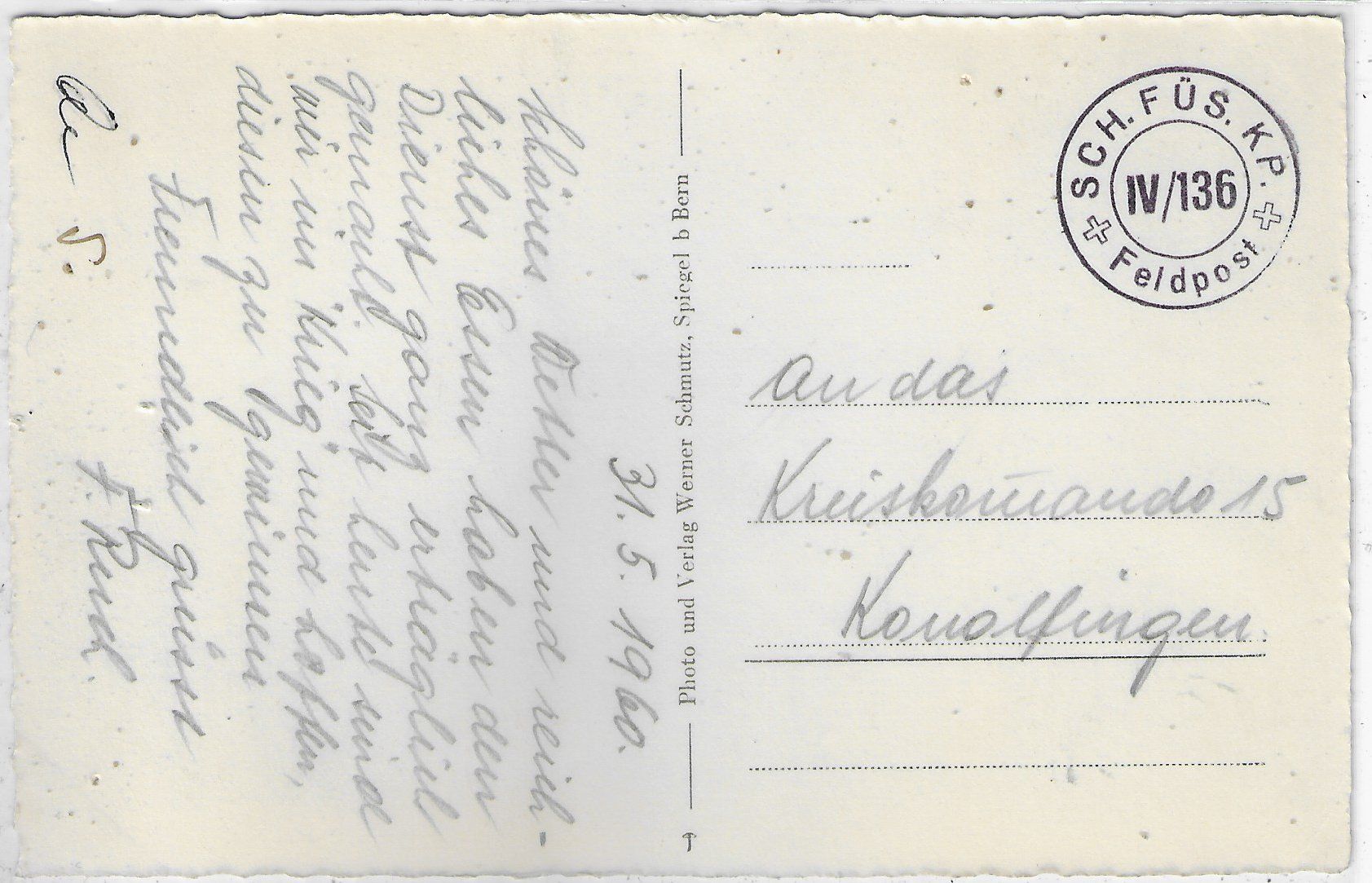 Cartoline postali: Wimmis mit Blick auf Sigriswilergrat – Difettoso da Ettingen venduto da Kartenplanet 1
