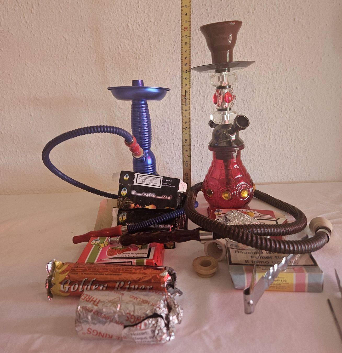Narghilé: 2 gebrauchte Shisha-Wasserpfeiffen – Usato da Zetzwil venduto da Power4 1