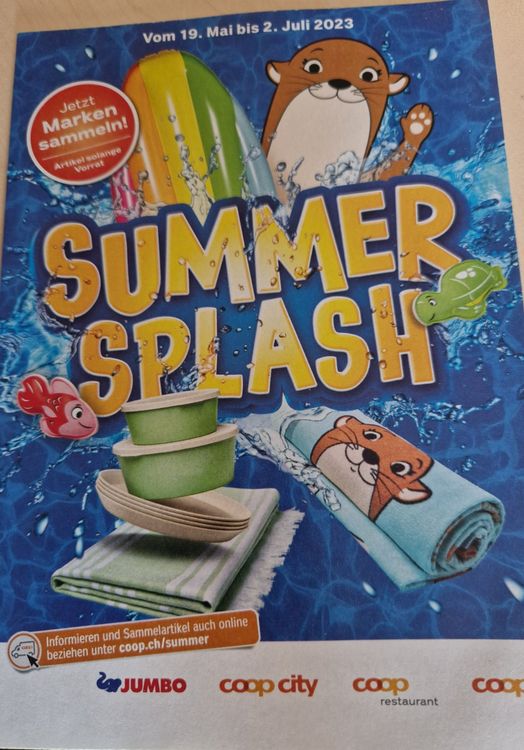3 volle Summer Splash Karte | Acheter sur Ricardo