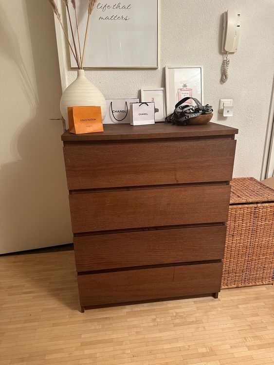 Malm Kommode Braun