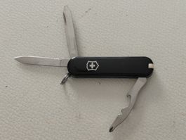 Victorinox Rambler Taschenmesser Gsund@AMAG schwarz Top Zust