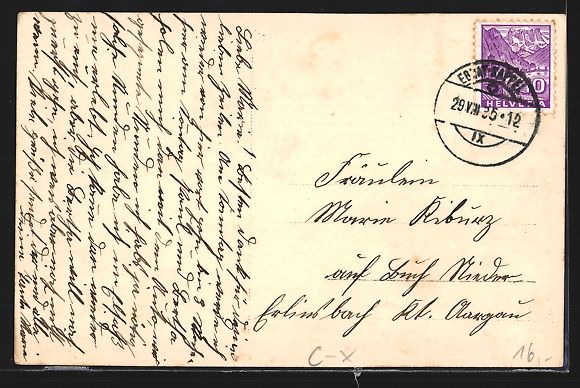 Cartoline postali: Foto-AK Ebnat-Kappel, Vorderansicht der  – Usato da Berlin venduto da bartko-reher 1