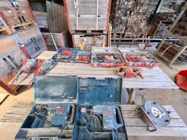 9x Profi-Werkzeuge im Set (Hilti/Bosch)