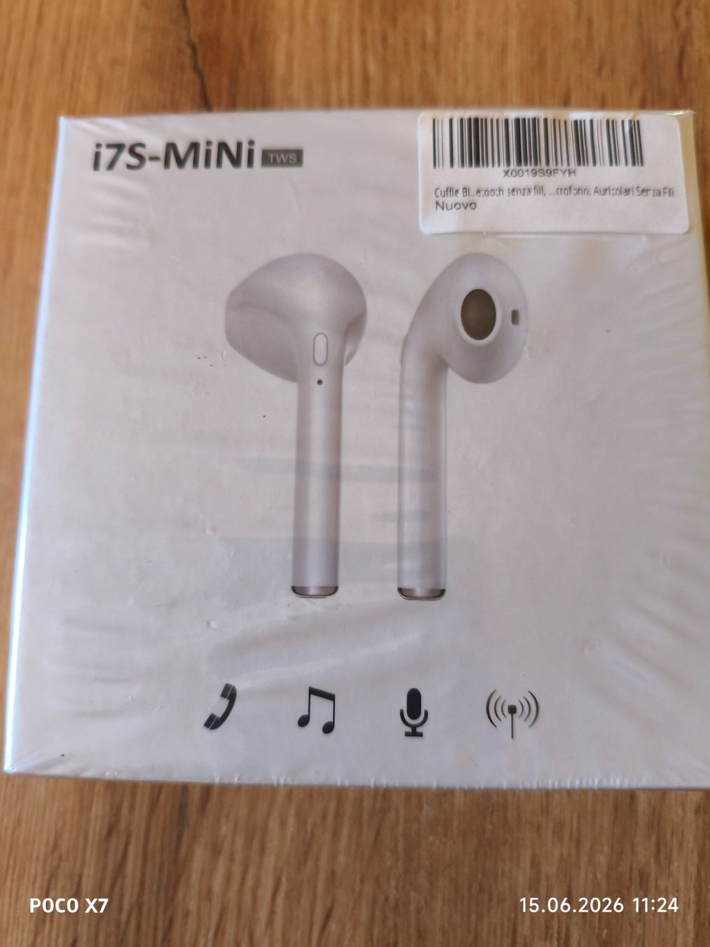 Cuffie: Neue i7S-MINI TWS Bluetooth Kopfhörer Weiss – Nuovo e nell'imballaggio originale da Hägglingen venduto da BigJim1