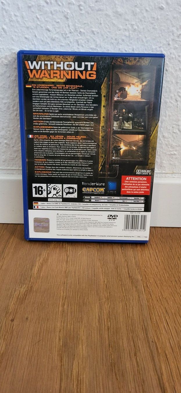 Sony Giochi: PS 2 - Without Warning – Usato da Münsingen venduto da DigitaleSpielecke 1