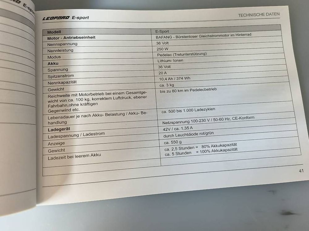 Vélos: Leopard E-Bike – Neuf (Voir description) à Gelterkinden par ram_5vkp 3