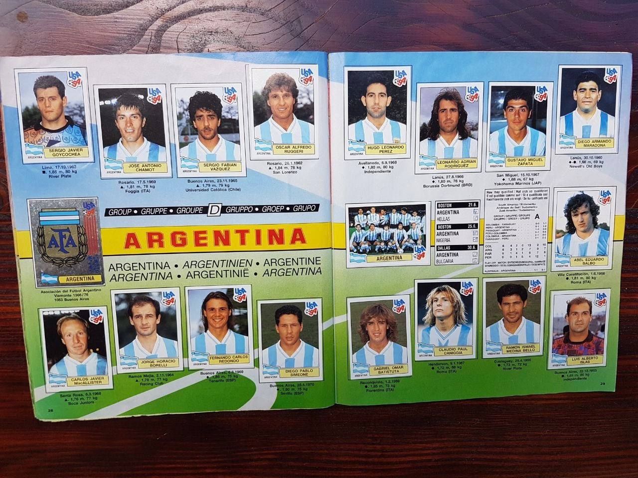 Panini Album: Panini WM 1994 – Usato da Bützberg venduto da Hurricane32 6