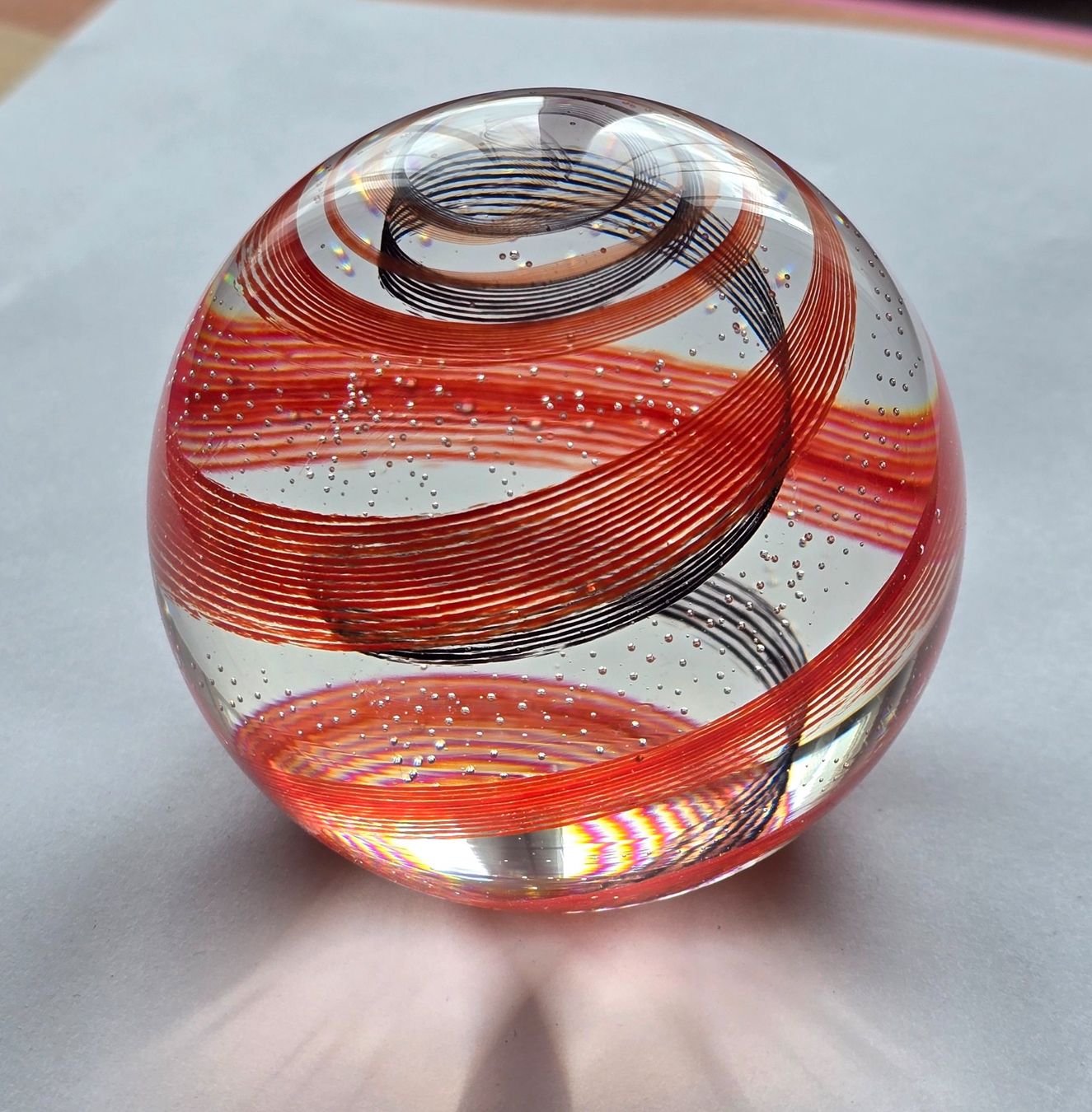Tutte le decorazioni: Paperweight Caithness Scotland "WHIZZ"  Briefbeschwerer num. – Usato da Rheinau venduto da MakalekaAloha 1
