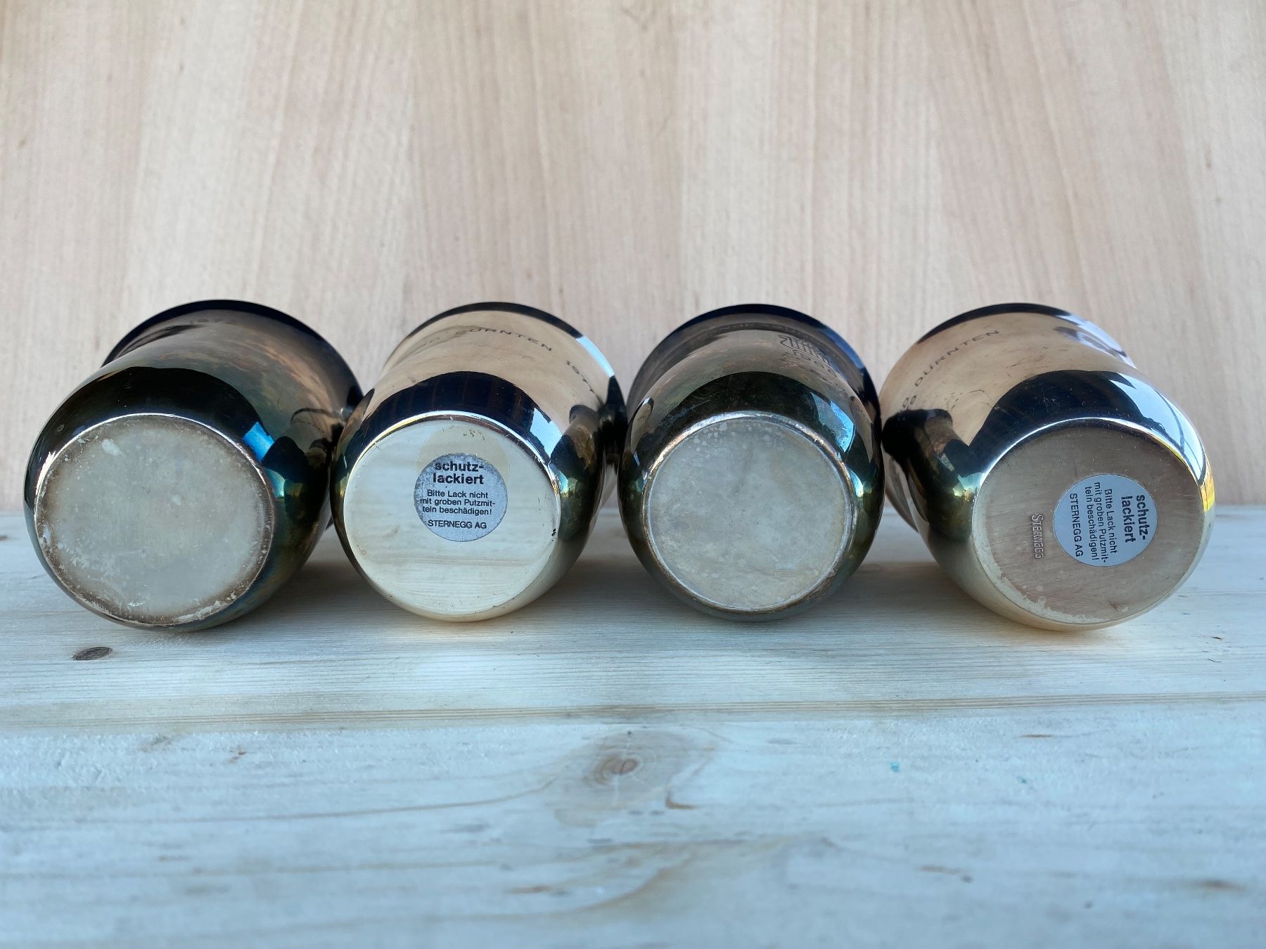 Altre raccolte & rarità: schöne alte versilberte Sternegg Becher – Usato da Feldbach venduto da Olive1 7