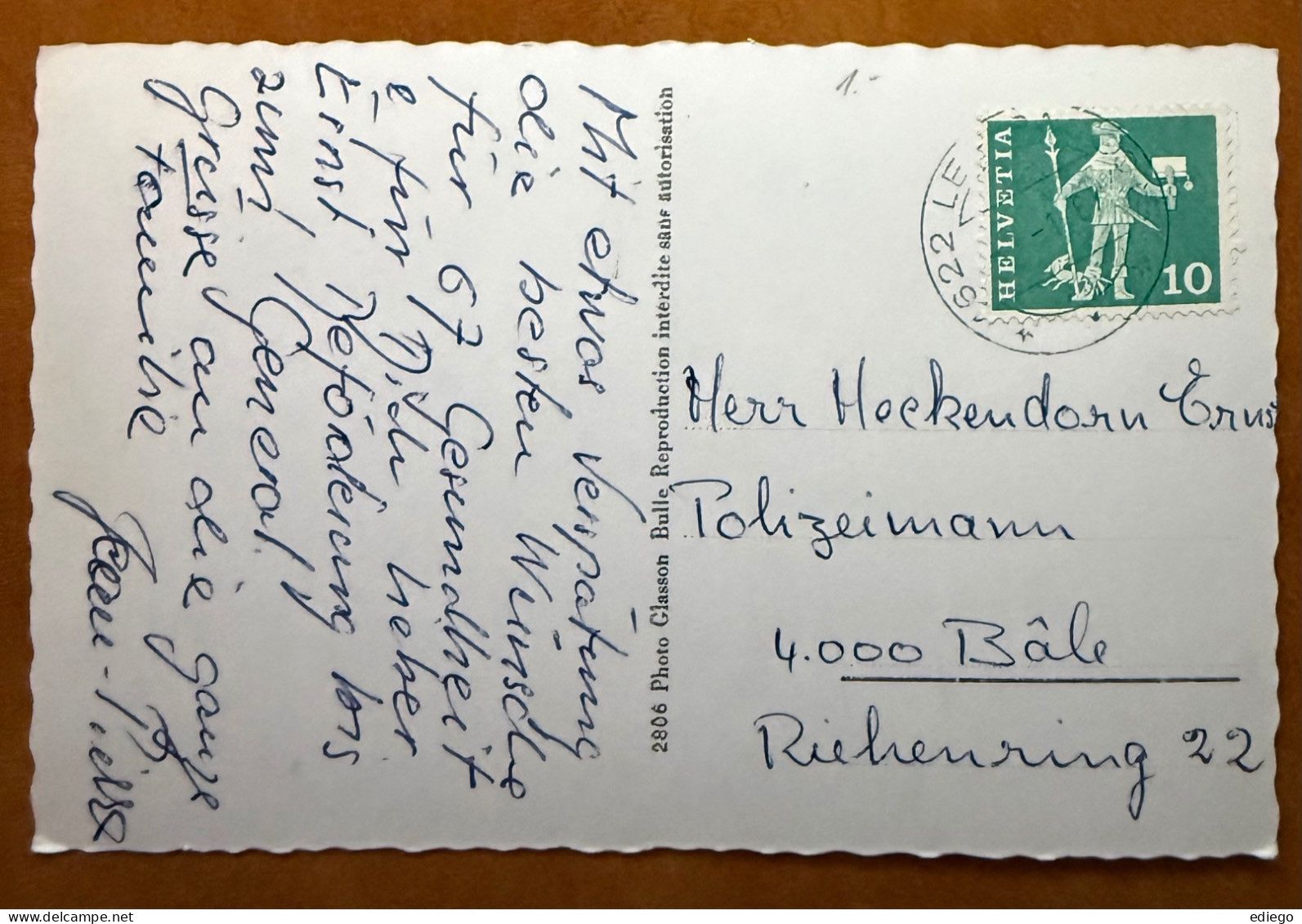 Cartoline postali: Châtel St. Denis - Les Paccots - Skieurs, multi-vues 1960 – Usato da Lutry venduto da Ediego 1