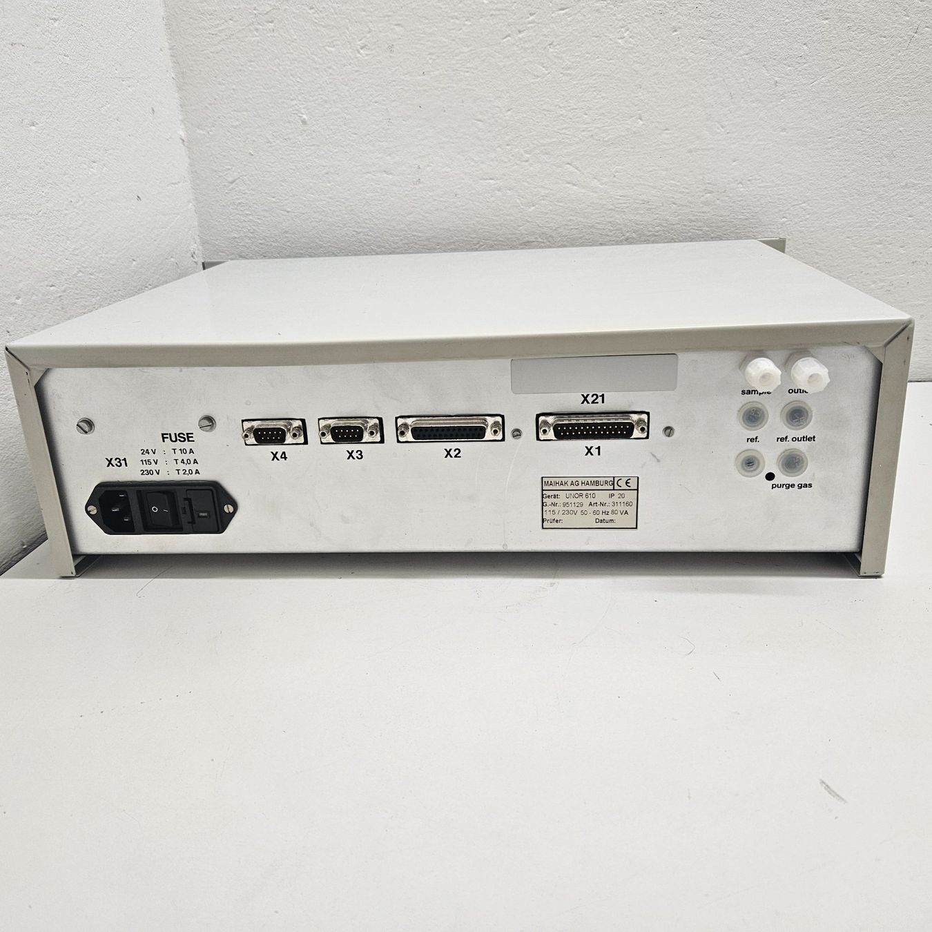 Accessori da laboratorio: Maihak OXOR 610 Abgas / CO2 Messgerät – Usato da Niederdorf venduto da LeptonAG_Labor 4