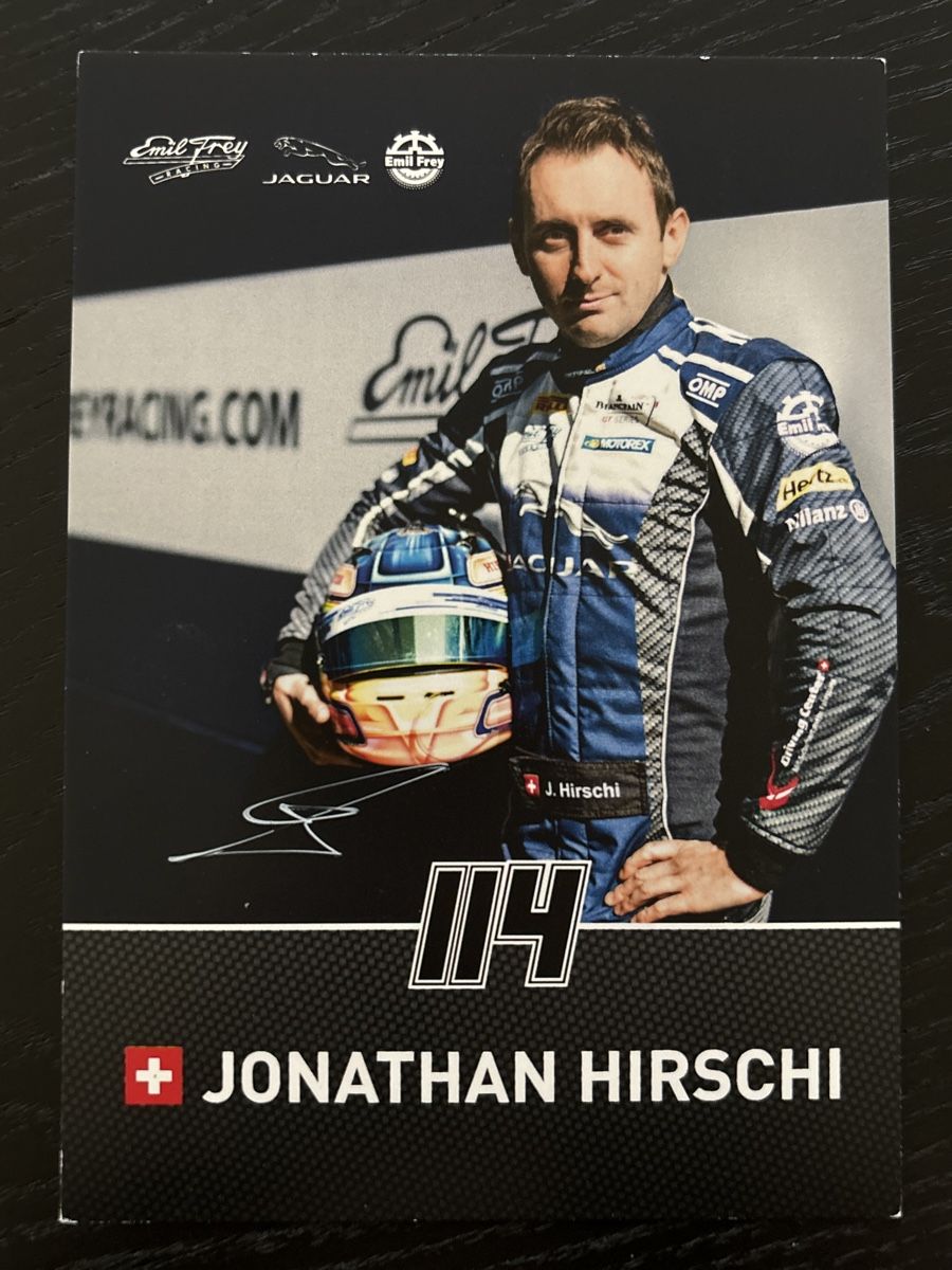 Autografi: Signierte Autogrammkarte Jonathan Hirschi #114 – Usato da Uetendorf venduto da hoisle
