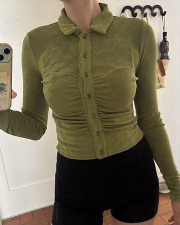 Hemd Damen grün Grösse S neuwertig
