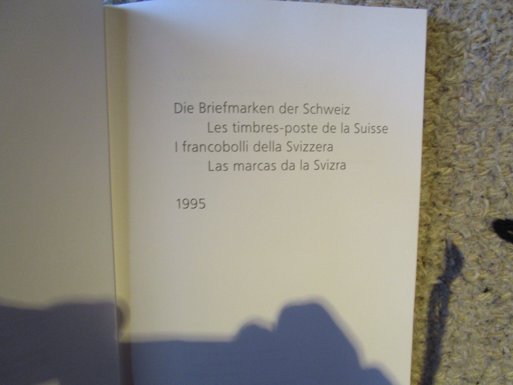 Alle Briefmarken: Les timbres poste de la Suisse 1995 – Gebraucht aus Matran von madren 1