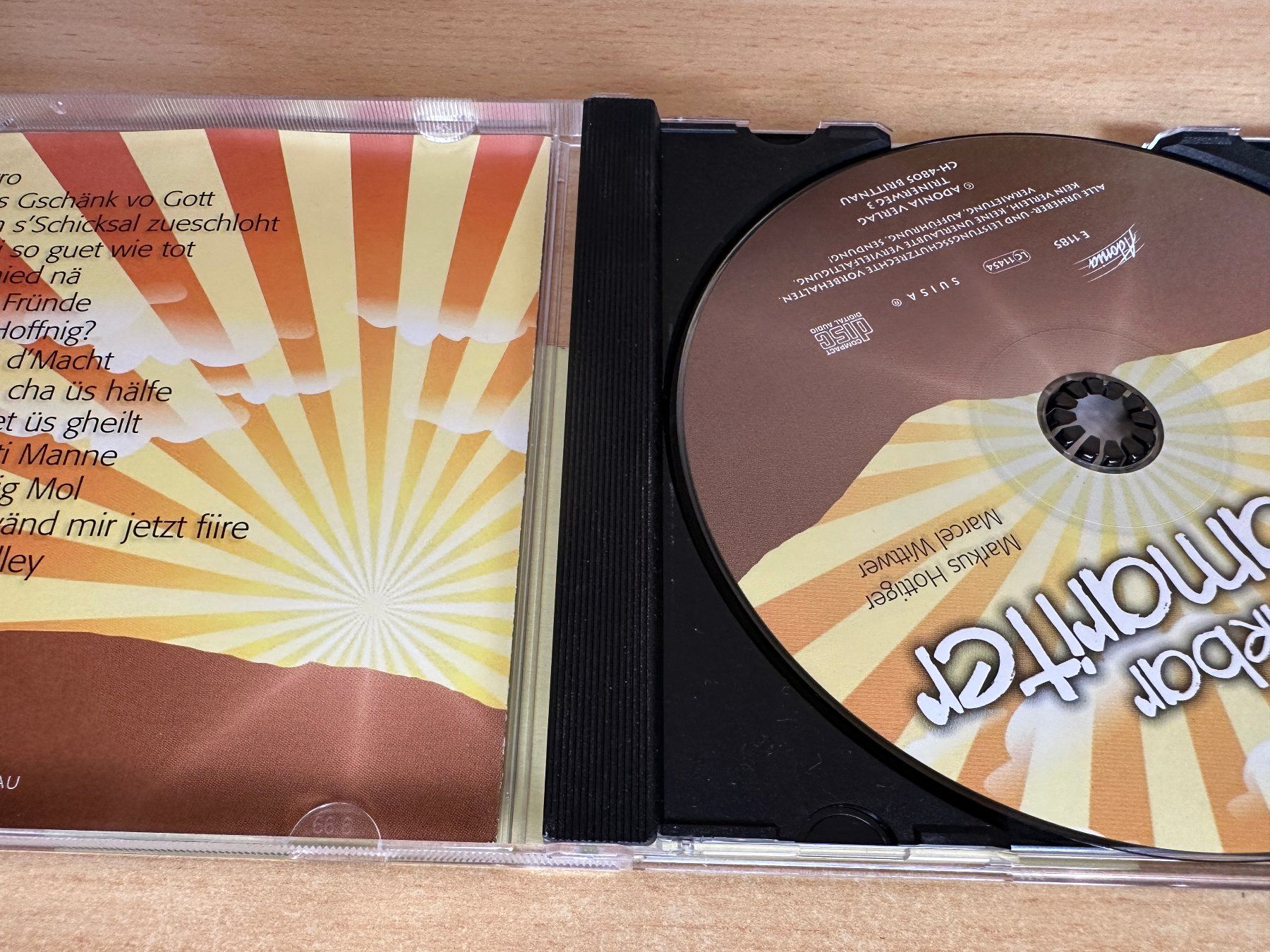 CD: D4 Markus Hottiger, Marcel Wittwer - De dankbar Samariter – Usato da Rikon im Tösstal venduto da Alpenmutz 2