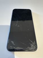 Smartphone Apple iPhone X schwarz mit Displayschaden
