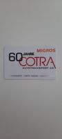 Migros Geschenkkarte leer. Code sichtbar.