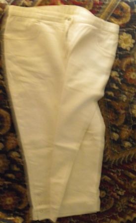 weisse caprihose