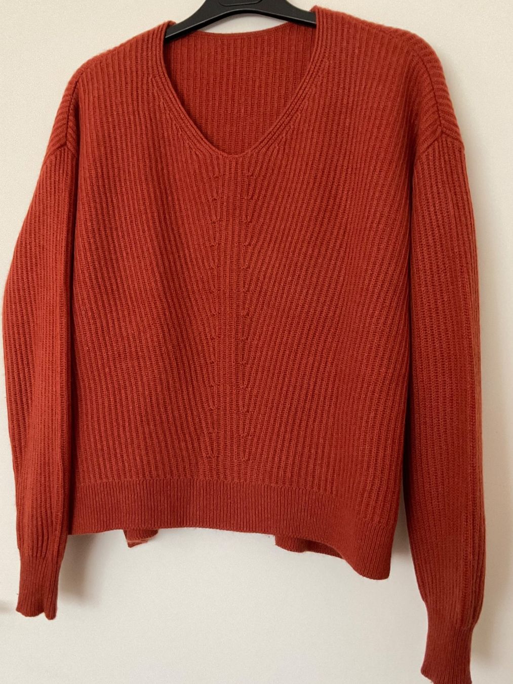 Maglioni & Felpe: Kaschmir Seide Grobstrick oversize Pullover Gr S Rostbraun – Usato da Urdorf venduto da alda02 1