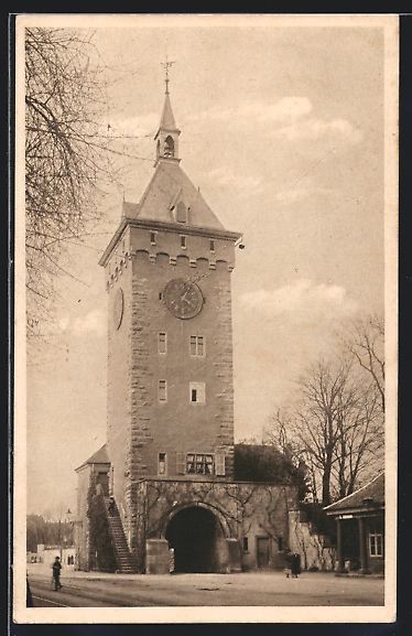 Ansichtskarten: AK Basel, Blick auf das St. Johanntor – Gebraucht aus Berlin von bartko-reher