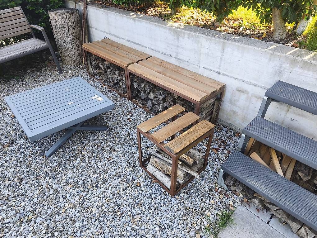 Grils: Grillstelle mit Sitzbank und Hocker – D'occasion à Rebstein par Dom-Grab_83 4