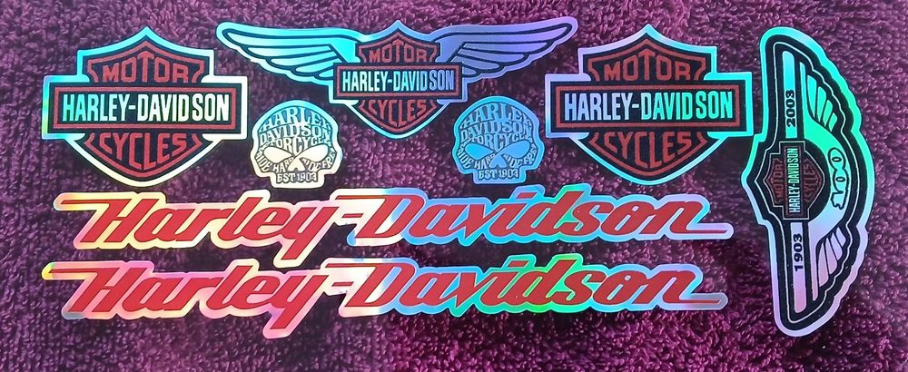 Sticker: Lot Autocollants Harley-Davidson J192 – Nuovo e nell'imballaggio originale da Allens venduto da MADE.IN.ROCK.N.ROLL