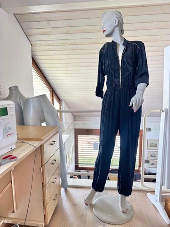 Schwarzer Overall/Jump Suit von JOHN MARKS, LONDON