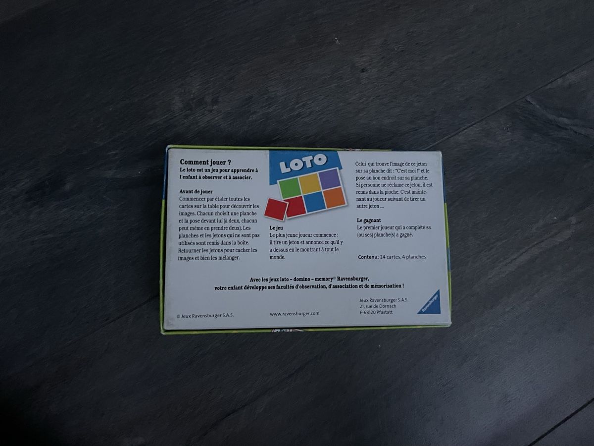 Giochi: Loto petit ours brun – Usato da Dompierre FR venduto da matmath 3