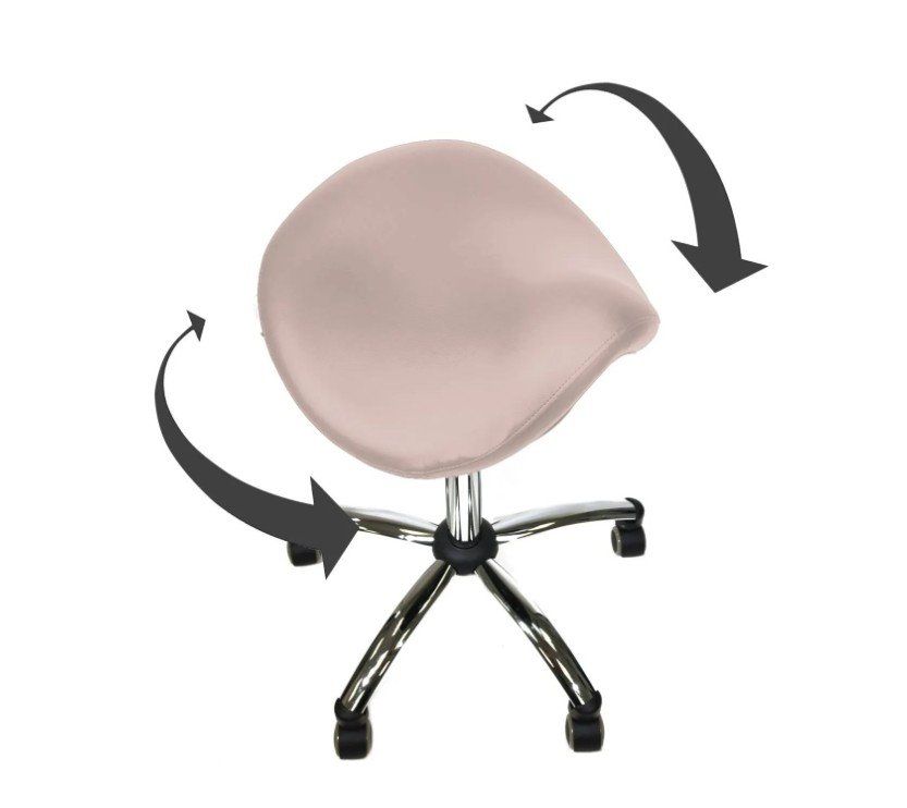 Hocker: Comfort-Sattelhocker ROSA mit Swing-Mechanismus – Neu und originalverpackt aus Schaffhausen von Praxis-Nova 4